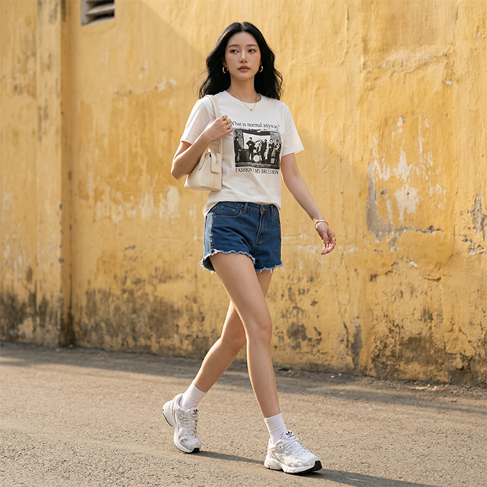 Áo thun nữ LOREN ban nhạc A21019