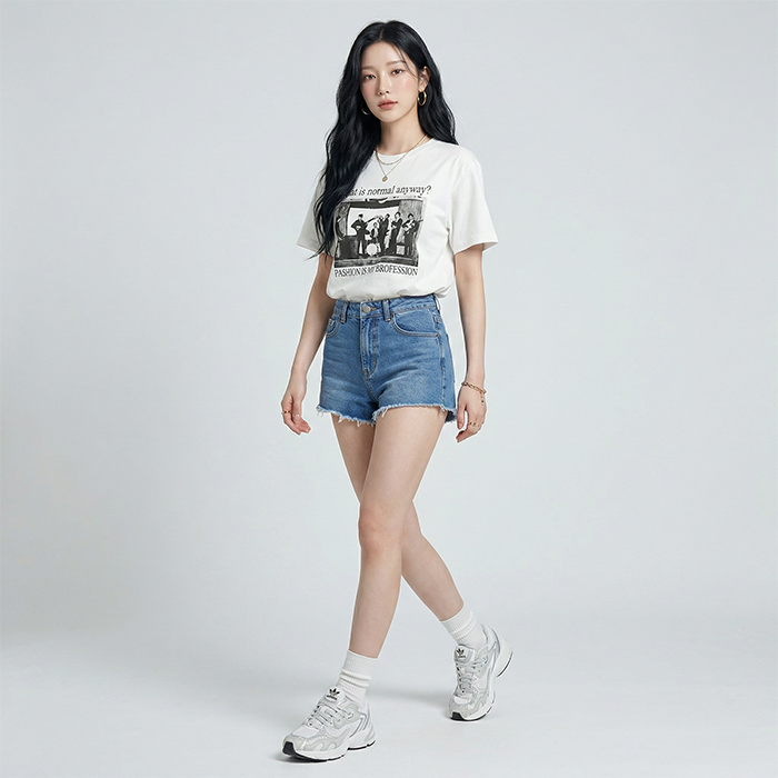 Áo thun nữ LOREN ban nhạc A21019