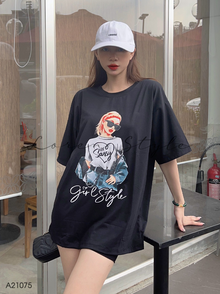 Áo thun nữ LOREN Taylo Girl Style A21075