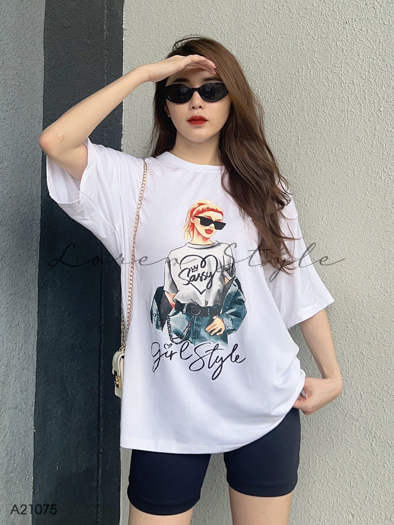 Áo thun nữ LOREN Taylo Girl Style A21075