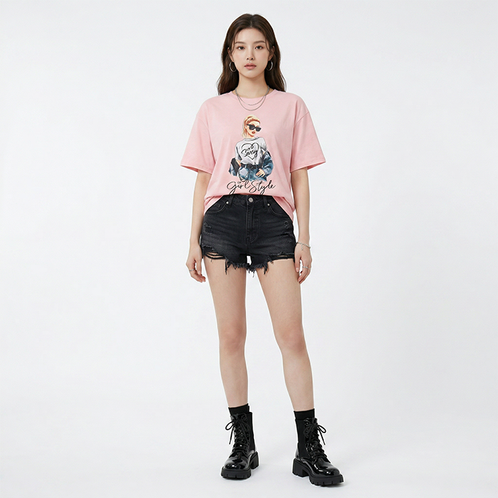 Áo thun nữ LOREN Taylo Girl Style A21075