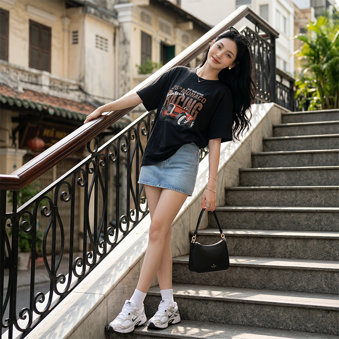 Áo thun nữ LOREN Taylo Amateur A21076