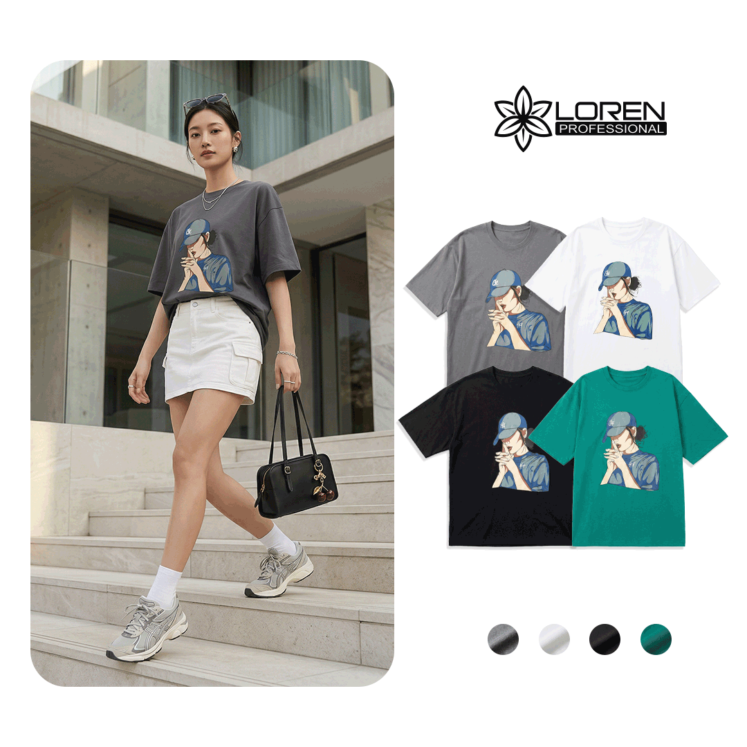 Áo thun nữ LOREN Taylo cá tính A21077