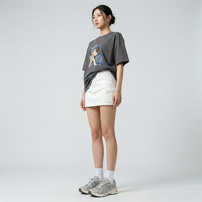 Áo thun nữ LOREN Taylo cá tính A21077