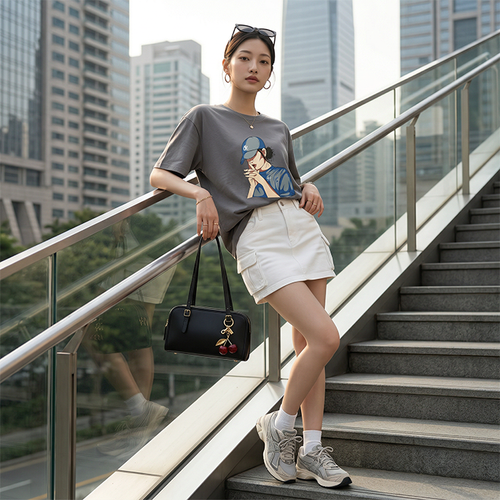 Áo thun nữ LOREN Taylo cá tính A21077