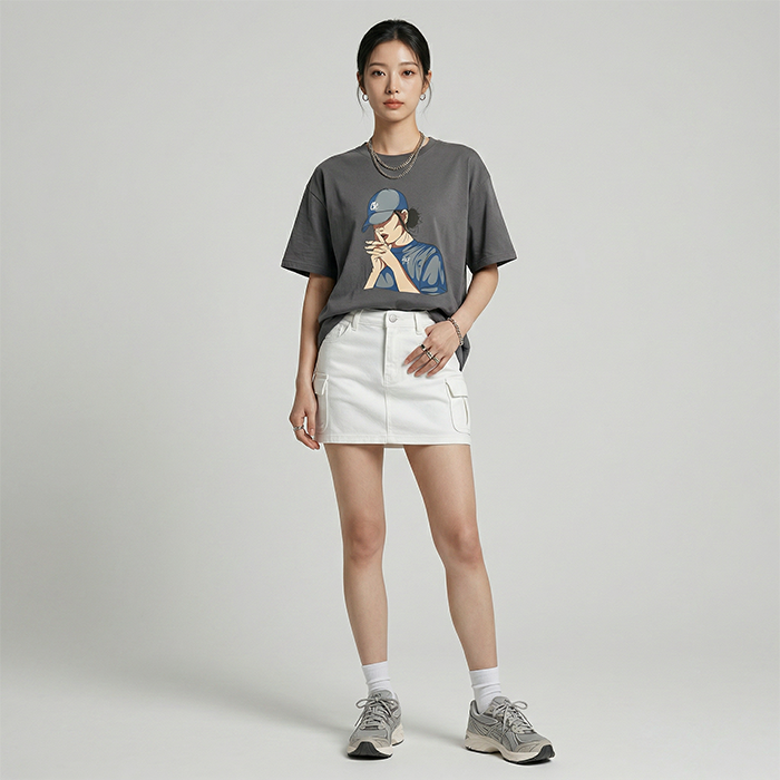 Áo thun nữ LOREN Taylo cá tính A21077