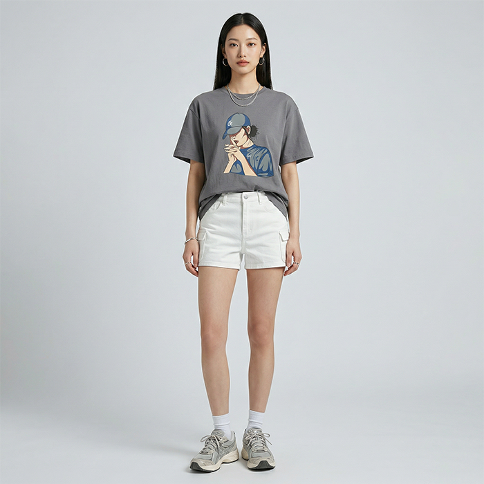 Áo thun nữ LOREN Taylo cá tính A21077