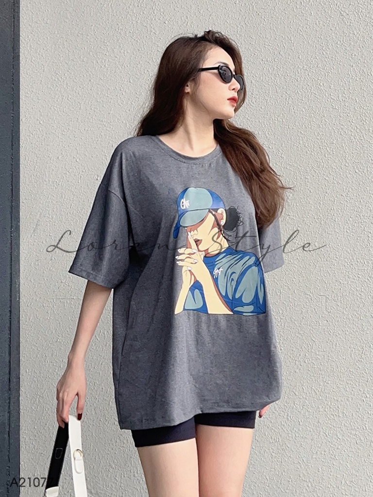 Áo thun nữ LOREN Taylo cá tính A21077