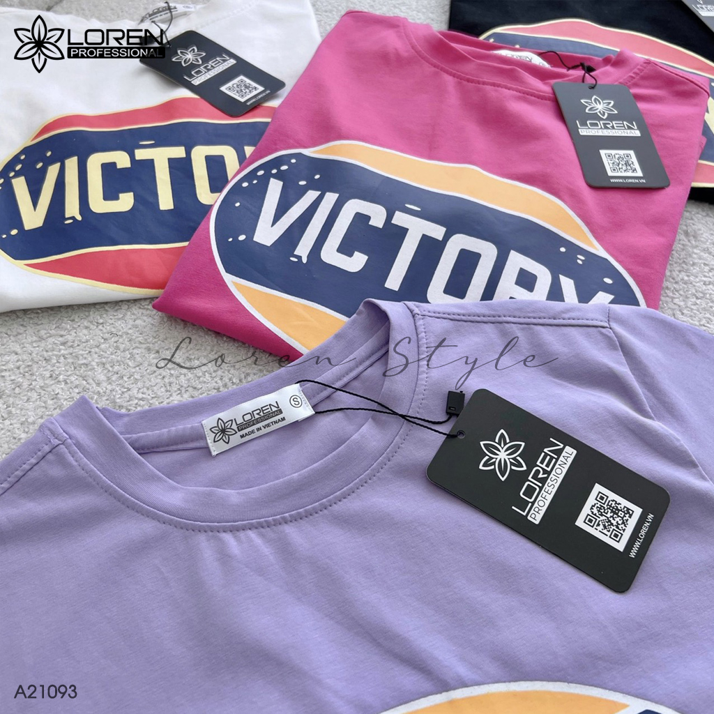 Áo thun nữ LOREN Regular Victory A21093