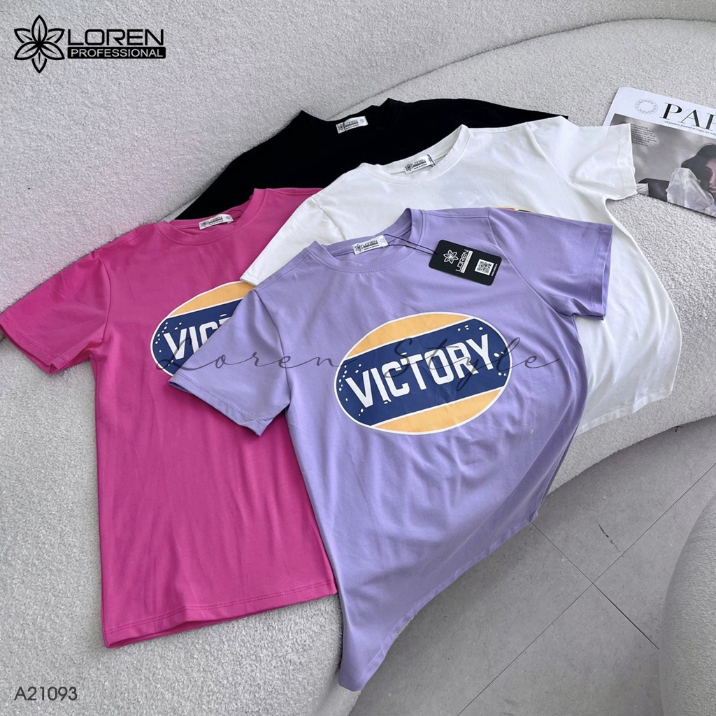Áo thun nữ LOREN Regular Victory A21093