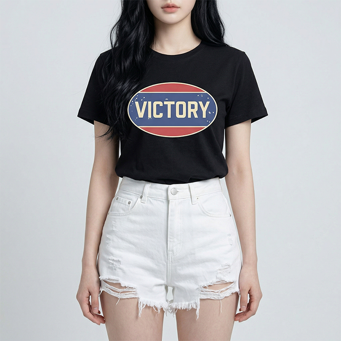 Áo thun nữ LOREN Regular Victory A21093