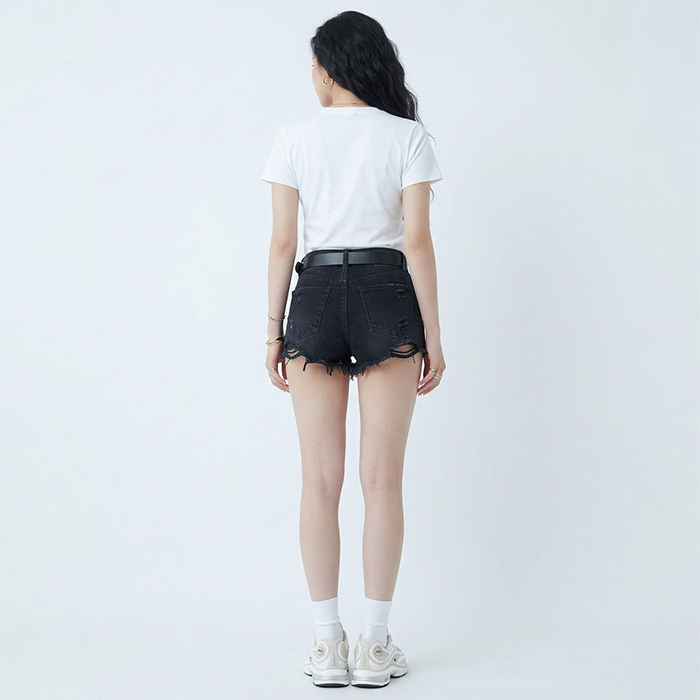 Áo thun nữ LOREN Regular tim A21096