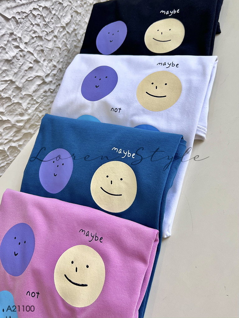 Áo thun nữ LOREN Regular status A21100