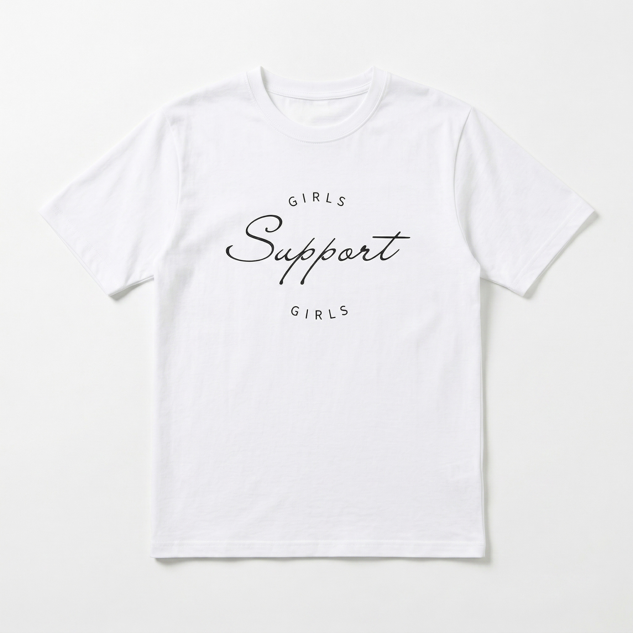 Áo thun nữ LOREN girls support trắng A2675