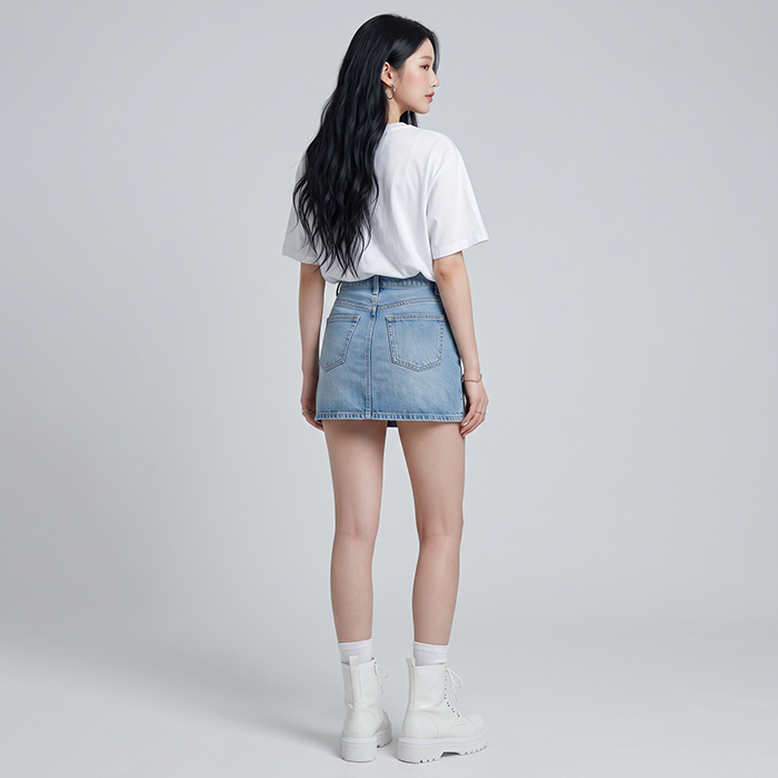Áo thun nữ LOREN chữ Gust sunday trắng A2744