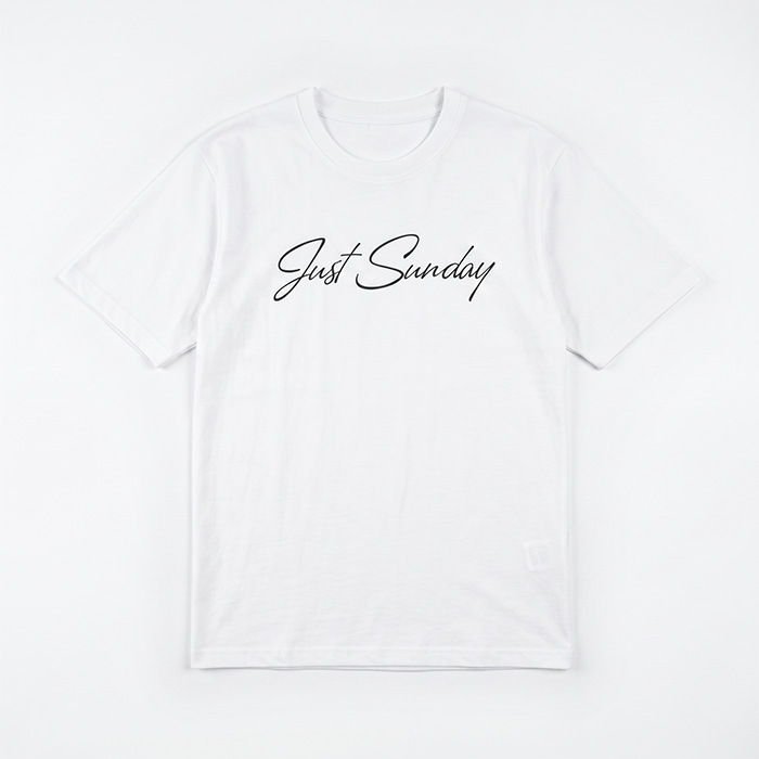 Áo thun nữ LOREN chữ Gust sunday trắng A2744