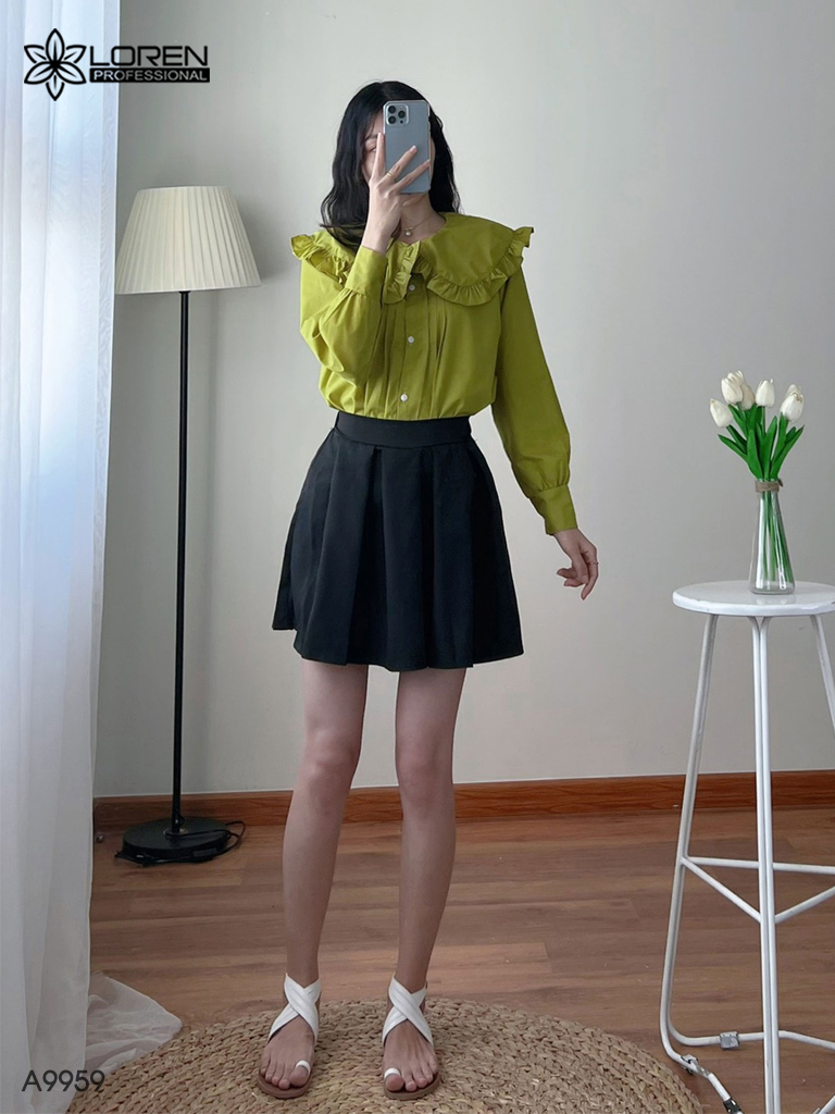 Set nữ LOREN xanh bơ A9959