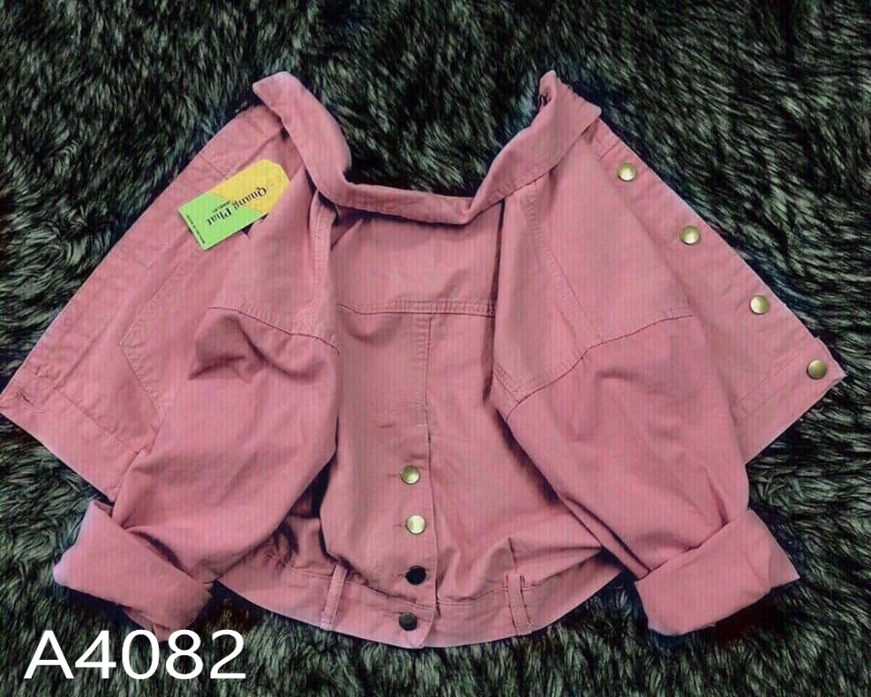 Áo khoác kaki LOREN hồng A4082