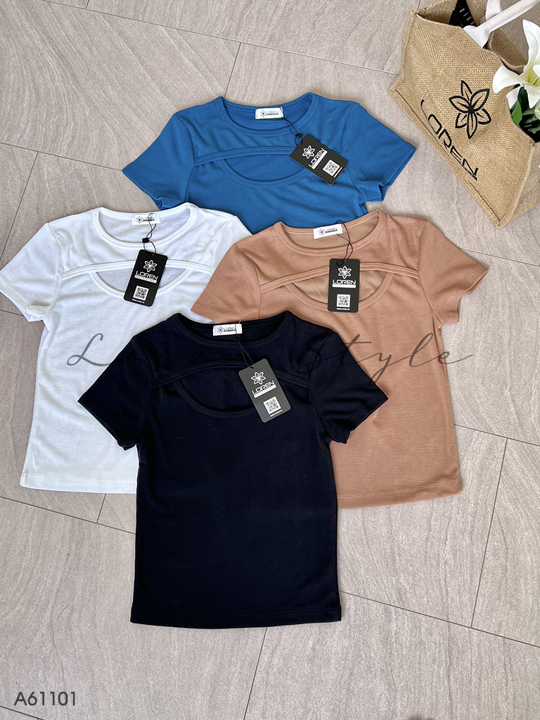 Áo kiểu nữ LOREN khoét ngực A61101