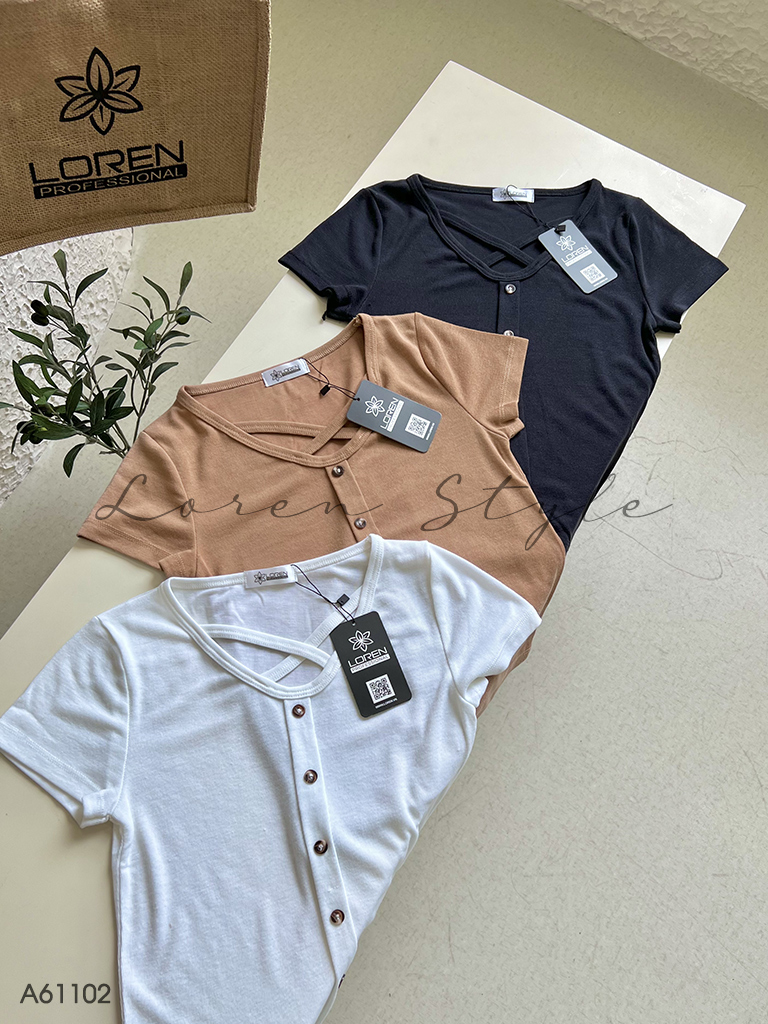 Áo kiểu nữ LOREN chéo ngực A61102