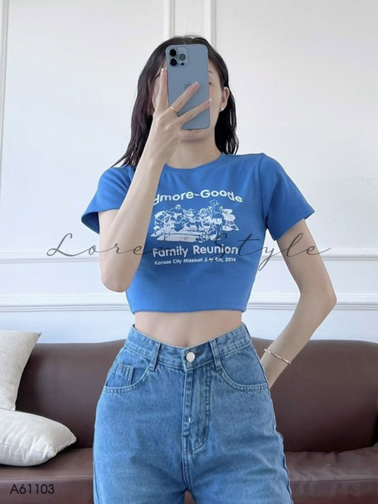 Áo Thun Croptop Tay Ngắn Cổ Tròn In Hình Mèo Hoạt Hình Thời Trang Mùa Hè  Cho Nữ  Shopee Việt Nam