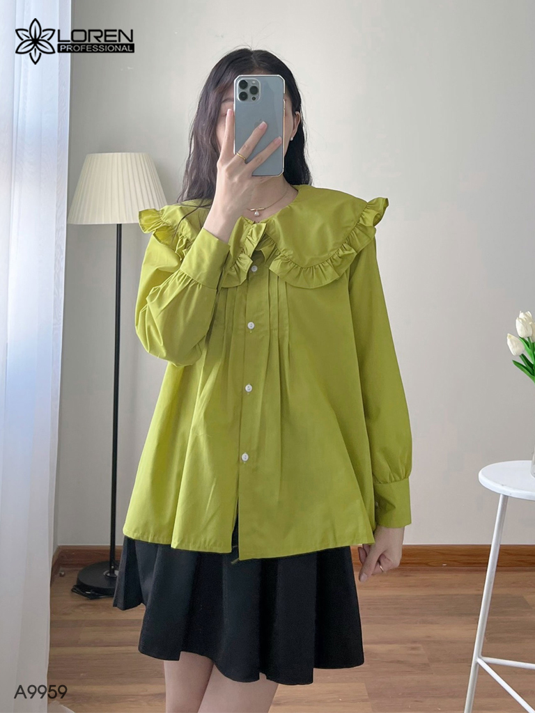 Set nữ LOREN xanh bơ A9959