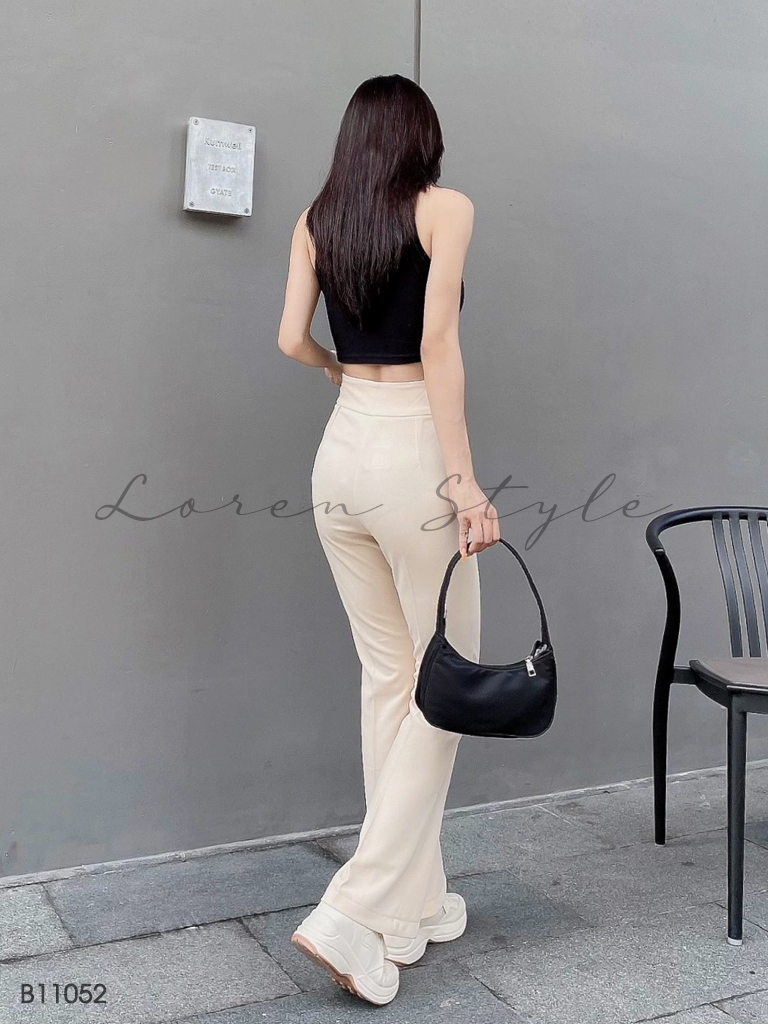 Quần tây ống loe nữ Loren nắp kiểu B11052