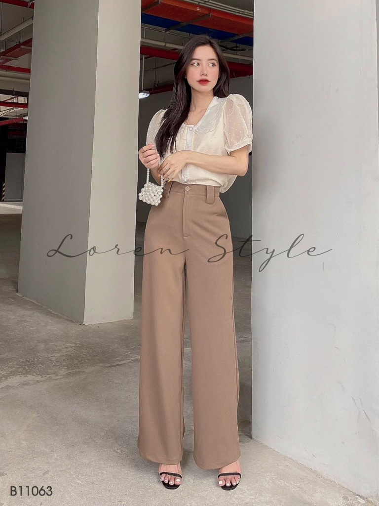 Quần tây nữ LOREN ống rộng B11063