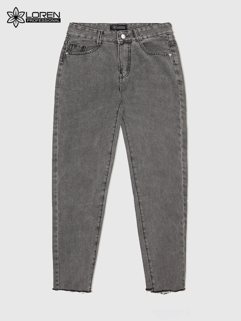 Quần jean baggy LOREN tua B51037