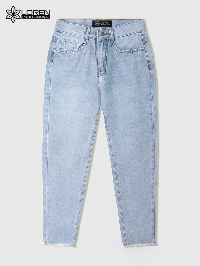 Quần jean baggy LOREN tua B51037