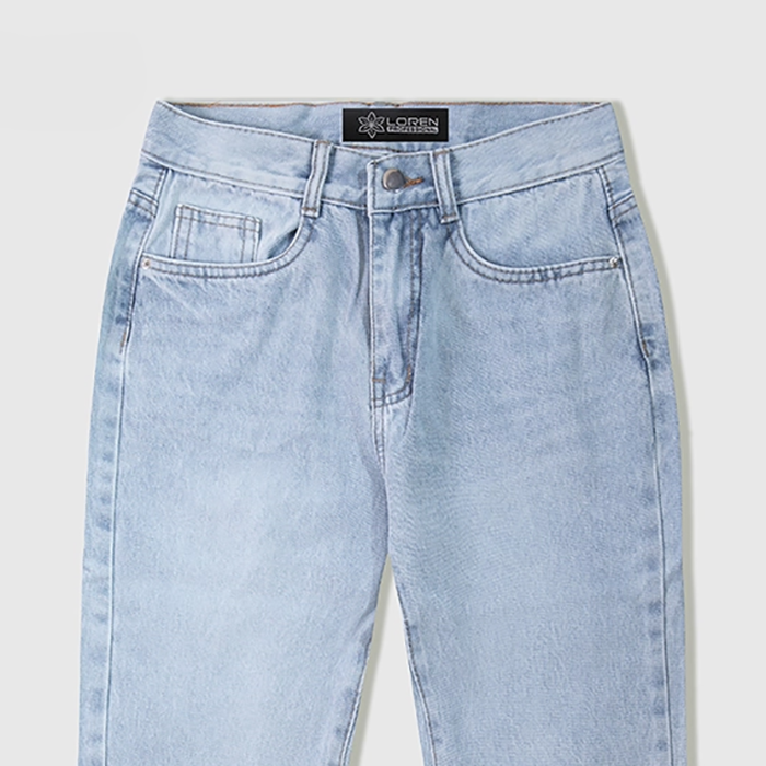 Quần jean baggy LOREN tua B51037