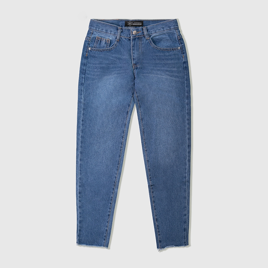 Quần jean baggy LOREN tua B51037