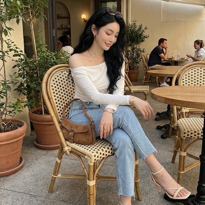 Quần jean baggy LOREN tua B51037