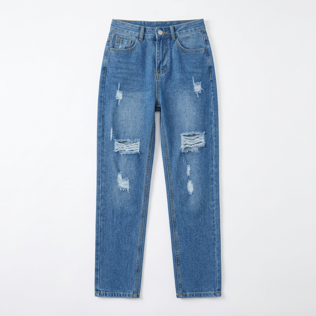 Quần jean baggy LOREN rách B51039