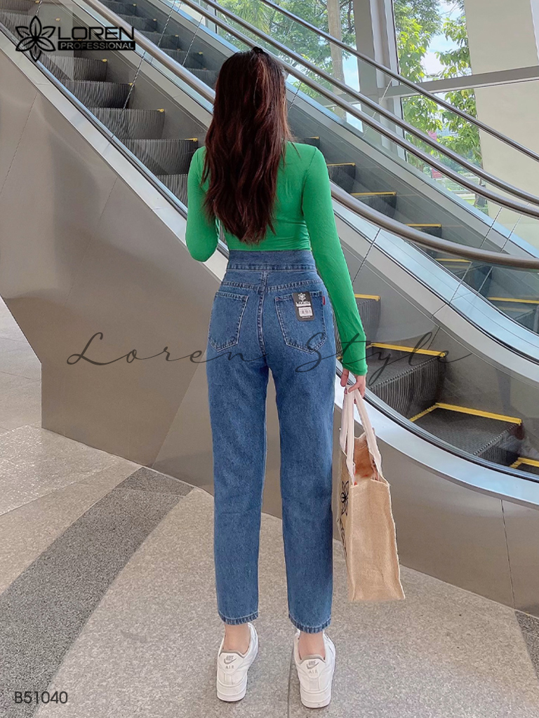 Quần jean baggy LOREN lưng kiểu B51040