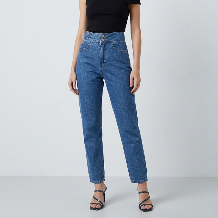 Quần jean baggy LOREN lưng kiểu B51040