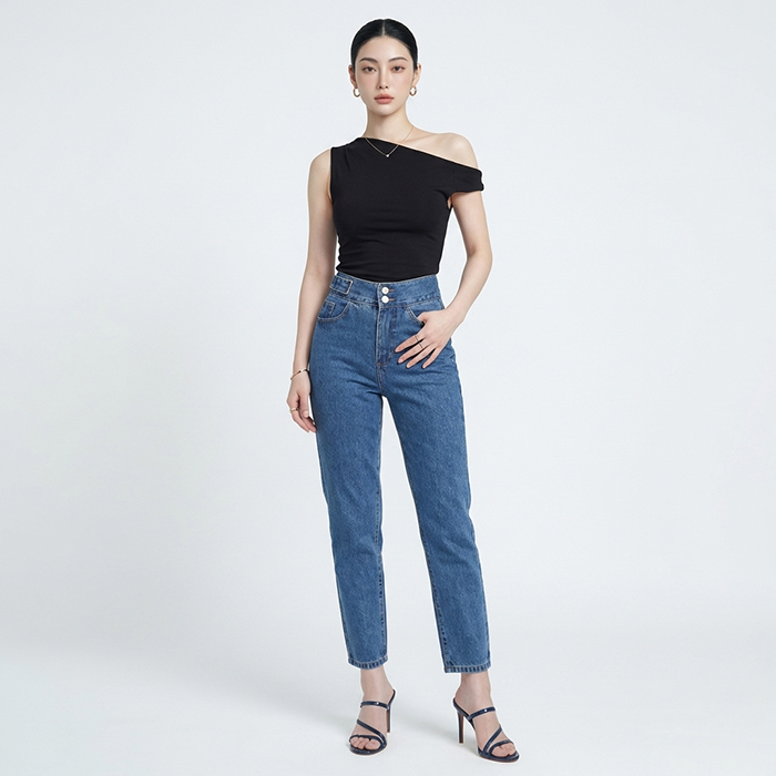 Quần jean baggy LOREN lưng kiểu B51040
