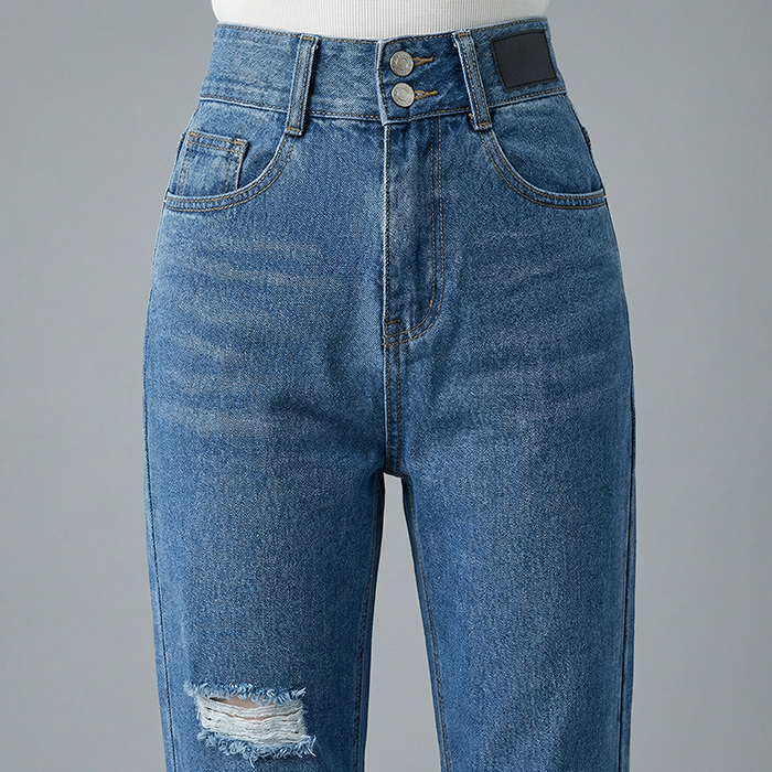 Quần jean baggy nữ LOREN 2 nút  B51106
