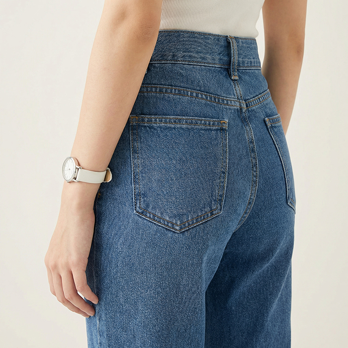 Quần jean baggy nữ LOREN 2 nút  B51106