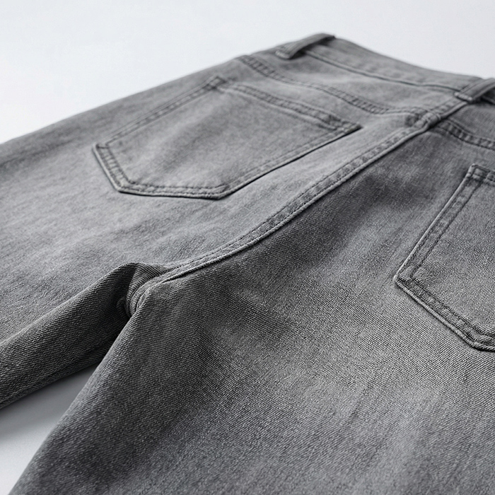 Quần jean baggy nữ LOREN wash rách B51107