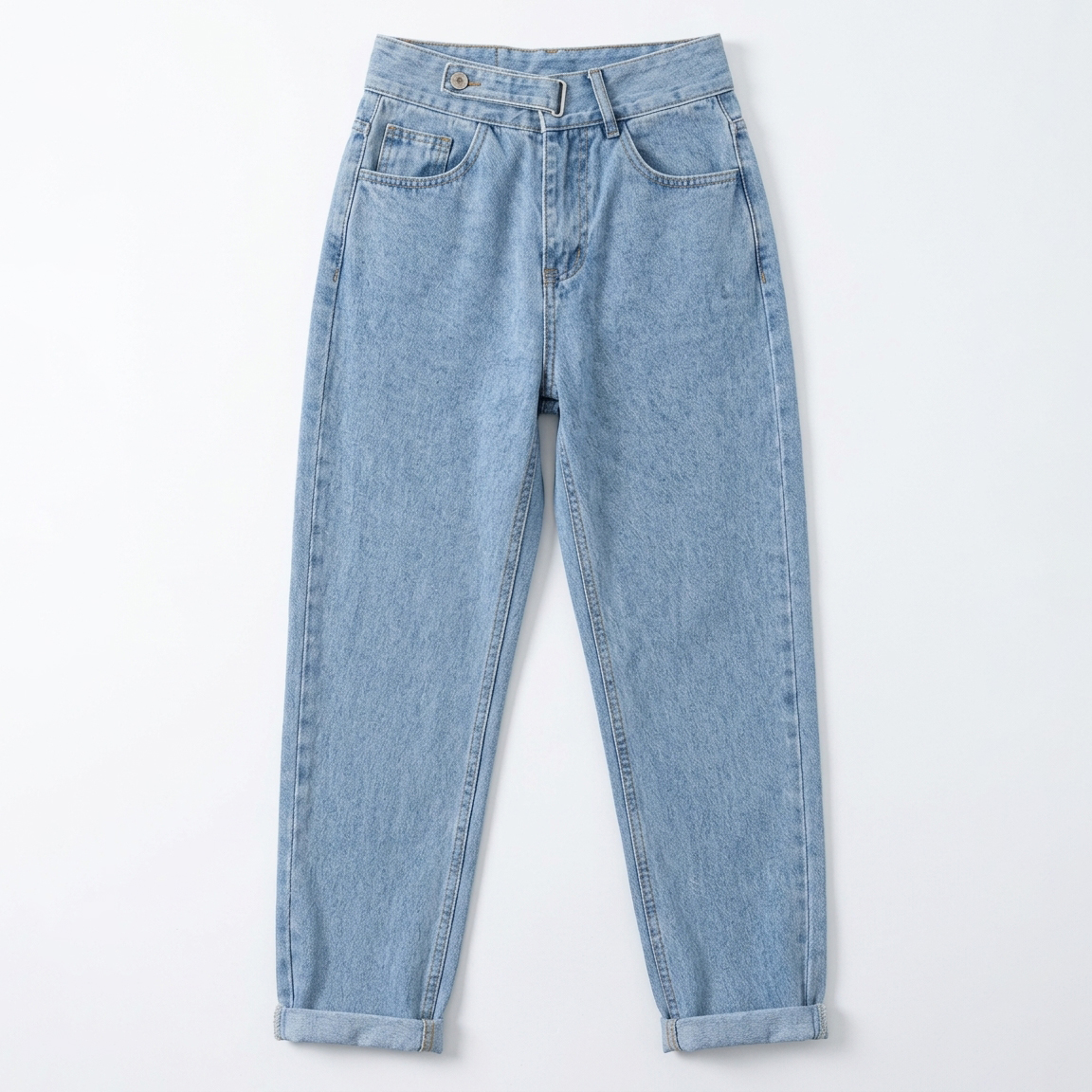 Quần jean baggy nữ LOREN nút kiểu B51114