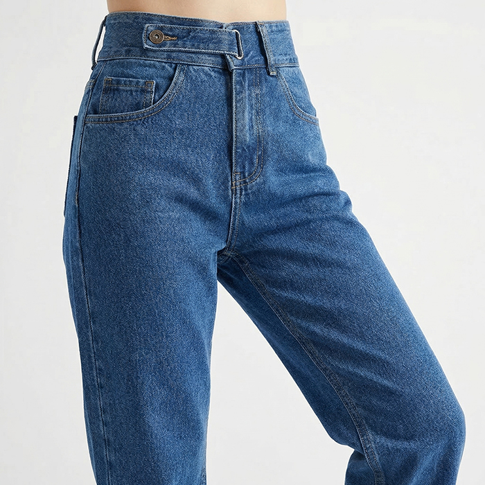 Quần jean baggy nữ LOREN nút kiểu B51114