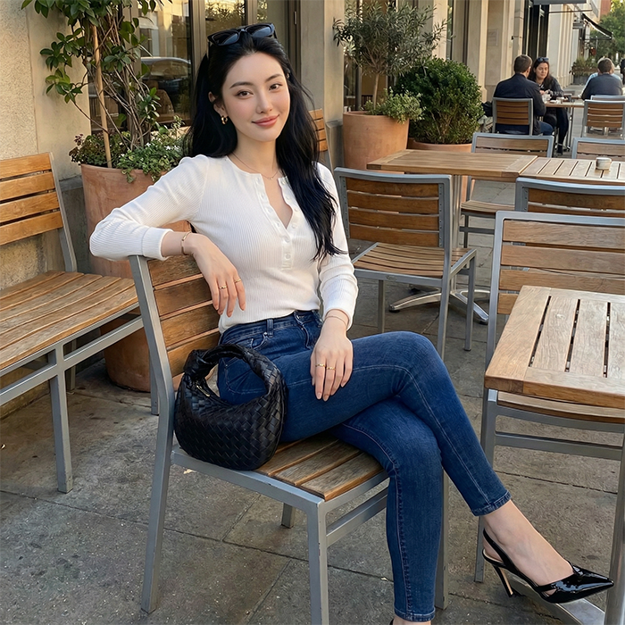 Quần jean skinny nữ LOREN co giãn B51115