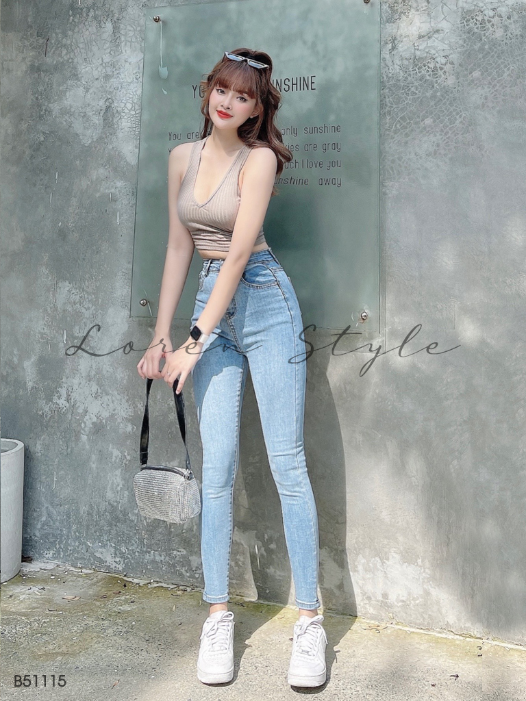 Quần jean skinny nữ LOREN co giãn B51115
