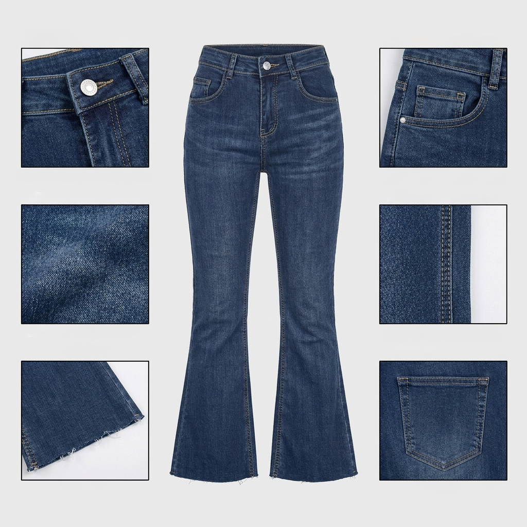 Quần jean nữ LOREN ống bas B5989