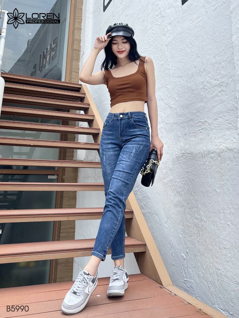 Quần jean nữ LOREN Regular B5990