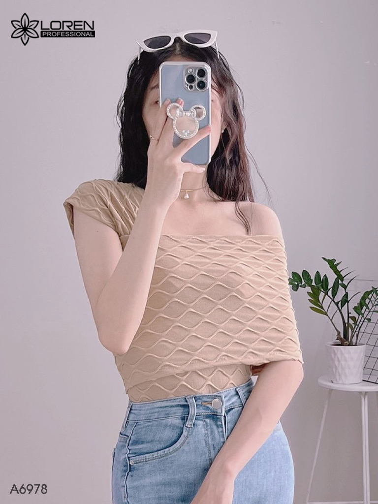 Áo thun nữ LOREN bẹt vai A6978