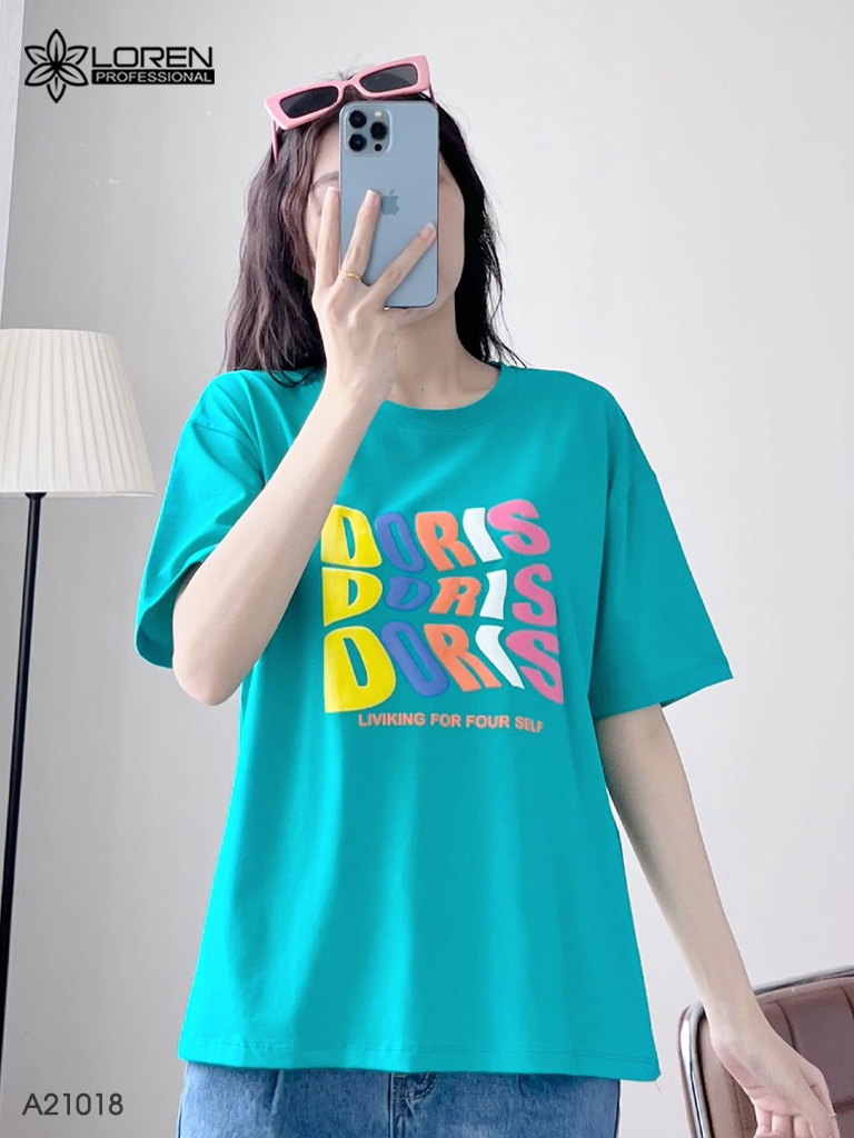 Áo thun nữ LOREN Doris A21018