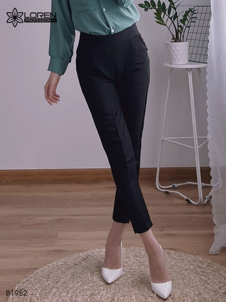 Quần tây baggy nữ LOREN lưng thun B1952