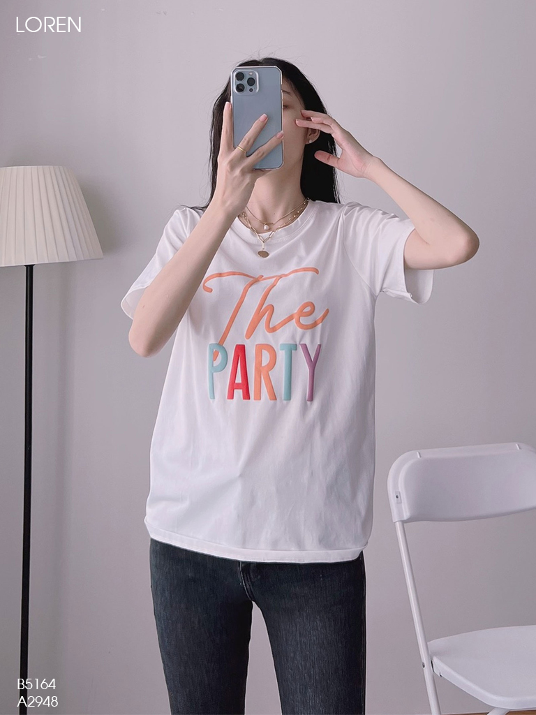 Áo thun nữ LOREN the party tay ngắn A2948